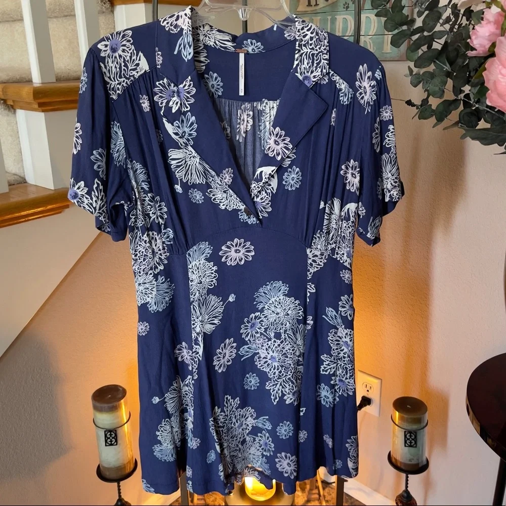 Free People | The “Blue Hawaii" Mini Dress - Picture 3 of 11